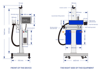 Machine de marquage laser UV CRS nouvelle génération DXF/AI/DST pour date de péremption permanente, logo, numéro de lot, codeur pour boîtes d'emballage en ligne CE