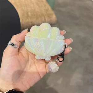 เคสหูฟัง AirPods Pro3 4 3 2 1 <span class=keywords><strong>Pro</strong></span> Pro2 แบบ 3 มิติ สีไล่ระดับมุกหลากสี พร้อมจี้ห้อย - Product Image 5