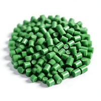 Granulés de masterbatch vert 25% de qualité alimentaire, concentré de couleur verte pour l'extrusion de tuyaux d'eau potable