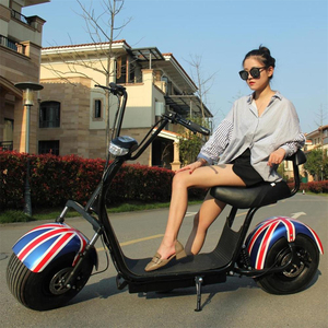 New citycoco điện 1000W siêu điện điện Scooter 25 km/h hai bánh xe lớn scooter điện trên bán cho nam giới - Product Image 1