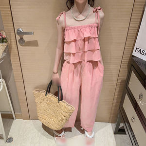 Ensemble d'Été Décontracté Deux Pièces pour Adolescentes – Vêtements Stylisés sans Manches - Product Image 5