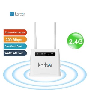Karbor 4G LTE CPE WiFi yönlendirici 1KM aralığı 300Mbps Max LAN VPN Hospot Modem LTE Pfsense yönlendirici kablosuz menzil genişletici piller - Product Image 1
