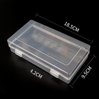 Boîte de rangement en plastique PP pour collection de billets commémoratifs, 100 pièces