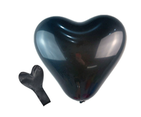 Ballons en latex épais rouges et blancs en forme de cœur de 10 pouces pour fiançailles, mariage, Saint-Valentin, anniversaires