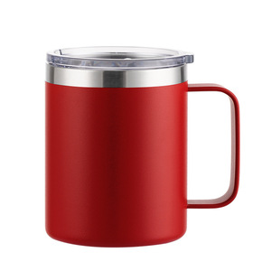 Tazza da Caffè con Manico 12oz/14oz/16oz, Bicchiere Termico a Doppia Parete in Acciaio Inox 304 che Mantiene Caldo e <span class=keywords><strong>Freddo</strong></span> - Product Image 5