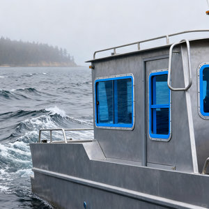 Barco de carga de cabina de aluminio Premium de <span class=keywords><strong>venta</strong></span> directa de fábrica, buque utilitario de 27 pies construido para trabajo marino pesado - Product Image 6