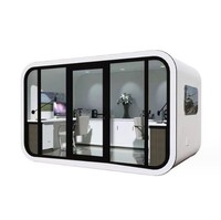 Vente directe usine – Cabine en acier, mini-maison, conteneur, bureau modulaire, maison préfabriquée au design moderne pour usage en station balnéaire