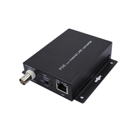 Extensor POE IP sobre Coaxial de 10/100 Mbps, Conversor de Puerto UTP a BNC de 30 W, Distancia Máxima de 500 m