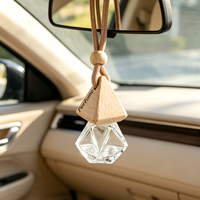Diffuseur de parfum pour voiture réutilisable et rechargeable, bouteille de parfum, personnalisation du parfum, impression sérigraphique, formes variées, modèle