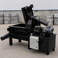 Machine à balles compacte et portable en aluminium pour le recyclage des vêtements usagés et des déchets ménagers, haute performance, très demandée