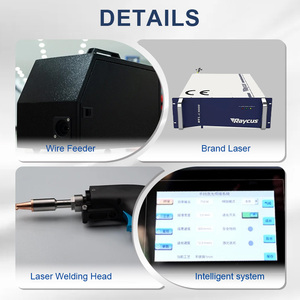 3-in-1 Small Portable Fiber <b>Laser</b> <b>Machine</b> 3000W Welding <b>Cleaning</b> Cutting With Air Cooling Raycus High Power Output 3000W Provide - Product Image 4