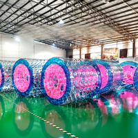 Balle de marche aquatique gonflable épaissie en PVC, transparente, diamètre 2m, modèle Guangzhou HJY052002