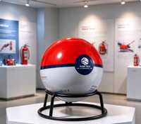 Boule d'extinction d'incendie automatique à activation automatique, dispositif d'extinction d'incendie à poudre sèche