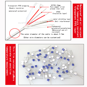 Высокотемпературный водонепроницаемый термистор PT100, клейкий, накладной, датчик температуры, поверхностный зонд - Product Image 3