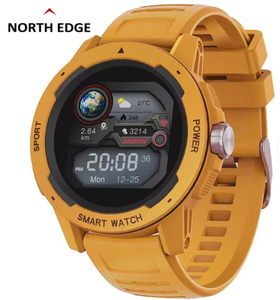 NORTH EDGE Mars 2 dos homens relógio inteligente freqüência cardíaca pressão arterial oxigênio no sangue Monitor Full Touch Screen Outdoor Sports Watch - Product Image 1