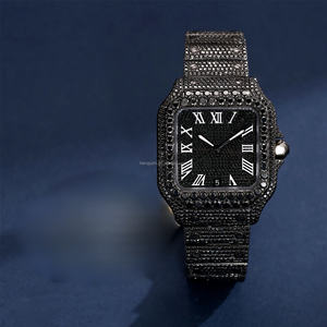 Montre automatique de luxe unisexe FIFE modèle 003, mouvement mécanique ETA, diamants Moissanite VVS, cadran en acier inoxydable fait main, style Hip Hop - Product Image 5