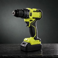 Perceuse à percussion sans fil 21V, sans balais, à vitesse variable, outil électrique OEM pour le bois, le métal, le béton, la rénovation de la maison