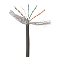Harga Produsen Kabel Ethernet CAT6 UTP/FTP/SFTP Tembaga Murni/CCA 23AWG Kabel Komunikasi Luar Ruangan 305m/1000ft
