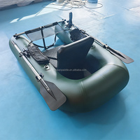 Bateau à rames gonflable mer rivière eau vive ventre pêche leurre bateau en plastique bateau à rames