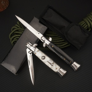Cuchillo plegable de supervivencia D2 personalizado al por mayor, hoja de acero, aventura en la jungla, duradero, el mejor cuchillo plegable. - Product Image 4