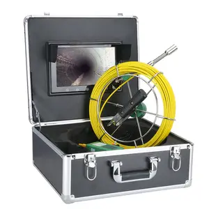 Aitdda 10英寸TFT彩色显示屏17毫米cctv工业内窥镜游泳池排水下水道管道检查摄像机