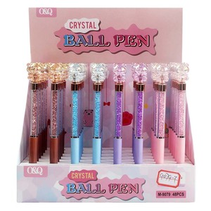 O & Q bán buôn trẻ em động vật phim hoạt hình bút ABS nhựa bút bi màu xanh đen 0.7 mét cho các trường học văn phòng phẩm văn phòng sử dụng món quà hoàn hảo - Product Image 2