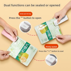 Mini xách tay túi SNACK tay nén niêm phong Clip sạc niêm phong hộ gia đình nhỏ bao bì và nhựa niêm phong máy - Product Image 3