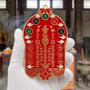 Colgante Taoísta Tai <span class=keywords><strong>Sui</strong></span> 2026, Amuleto del General Wenzhe del Año Bingwu, Aleación de Zinc, Feng Shui, para Coche o Bolso, Medalla Personalizada OEM - Product Image 4