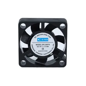 Silent Fan Mini 5v Fan Supplier 3007 High Rpm 3.3v 30mm 30x30x7mm 8000rpm Small Dc 12v Cooling Fan