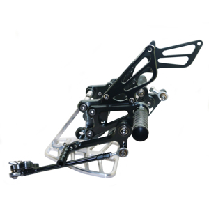 Có thể điều chỉnh phía sau Bộ CNC nhôm footrests xe máy hệ thống cơ thể chân chốt cho CBR600RR 2003-2006 mô hình - Product Image 5