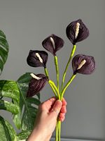 Gartenfertige Perlen-Lilienvase – Nachtblüten, Rosa/Blau/Orange, für den Außenbereich
