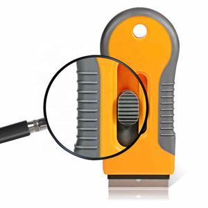 Racleur en céramique pour nettoyer le four + 10 lames de rasoir, film teinté pour fenêtres, fibre de carbone, vinyle, film de protection pour voiture, <span class=keywords><strong>raclette</strong></span> pour enlever les autocollants - Product Image 5