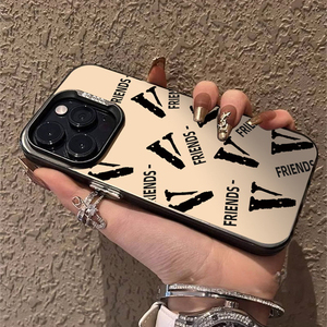 Per iphone 14 13 uno per custodia del telefono stampa logo etichetta adesiva personalizzata per iphone 15 <span class=keywords><strong>pro</strong></span> max casi lettera personalizzata - Product Image 5