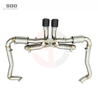 Tubos de Escape SDO Racing para Porsche 718 Boxster Cayman 2.0T 2.5T 2016-2024, Silenciador de Acero Inoxidable con Control de Válvula de Vacío