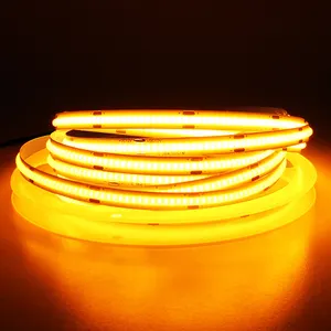 Hoge Dichtheid Geen Led Dot Fob Led Strip 24V 378 Led/Flexibele Cob Led Strip Licht