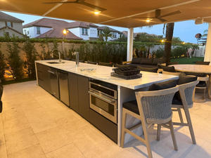 JOYEDA Ensemble de barbecue 316 intégré, moderne, pour <span class=keywords><strong>cuisine</strong></span> extérieure, avec roues et portes personnalisées, pour la vente en gros aux Philippines - Product Image 5