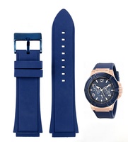 Correa de Reloj de Silicona de Lujo de Alta Calidad LAIHE, Banda de Reloj de Silicona para W0040G3 W0040G5 W0247G3, Tamaño 22 mm