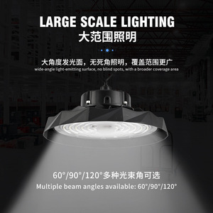 Projecteur LED UFO pour entrepôt industriel 100W 150W 200W <span class=keywords><strong>IP65</strong></span> Étanche Dissipateur de chaleur en aluminium Luminaire commercial - Product Image 5