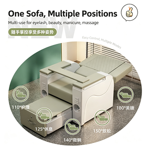 Fauteuil de pédicure de luxe RONJIA avec fonction massage, fauteuil de pédicure spa avec massage des pieds - Product Image 4