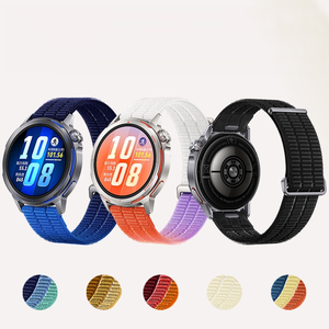 Correa de nailon transpirable de tres anillos para <span class=keywords><strong>Huawei</strong></span> <span class=keywords><strong>GT</strong></span> <span class=keywords><strong>Runner</strong></span> 2, correa de repuesto estilo oficial Cloud-Soft - Product Image 1