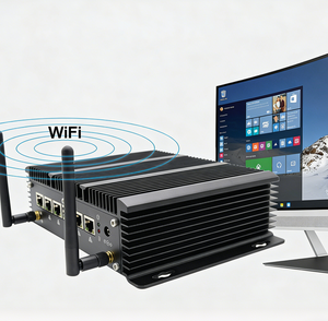 Mini PC Industrial sin Ventilador Intel Pentium 5405U, Computadora de Escritorio Integrada, <span class=keywords><strong>Firewall</strong></span> PFsense, Router VPN, Servidor Industrial, Mini Computadora de 6 Puertos LAN - Product Image 1