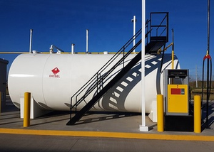 Yongnuo kaynağı mobil yakıt tankı istasyonu uygun kızak monte benzin dolum makinesi satılık - Product Image 3