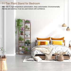 Estante para plantas, estante <span class=keywords><strong>de</strong></span> <span class=keywords><strong>madera</strong></span> para flores, múltiples estantes para macetas, 11 niveles, estantes <span class=keywords><strong>de</strong></span> exhibición <span class=keywords><strong>de</strong></span> jardín <span class=keywords><strong>de</strong></span> <span class=keywords><strong>madera</strong></span>, soporte para maceta, <span class=keywords><strong>escalera</strong></span> para sala <span class=keywords><strong>de</strong></span> estar - Product Image 5