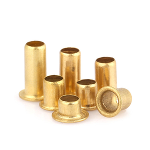 Rivets tubulaires creux en laiton et cuivre, norme GB 876, vente en gros - Product Image 1