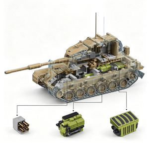 Caccia Carri Armati Pesanti Britannico FV4005, Blocchi di Costruzione in Plastica ABS, Modellino Militare Educativo per Ragazzi - Product Image 5
