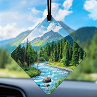Désodorisant de voiture au parfum de longue durée avec logo personnalisé Diffuseur de voiture de luxe en papier suspendu Personnaliser la conception Parfum de voiture Nouvelle odeur