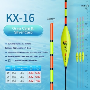 Galleggiante da Pesca Verticale Cavo Bianco 35cm-48cm con Coda Spessa e Visibile per Lanci a Lunga Distanza in Acque Profonde - Product Image 6