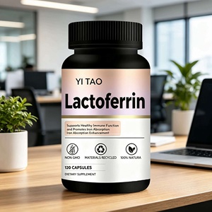 Cápsulas de Lactoferrina OEM – Apoya la Función Inmunitaria Saludable y Promueve la Absorción de Hierro, Suplemento Dietético 100% Natural, Sin OMG - Product Image 2