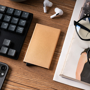 TILONSTAR TWM110, tarjetero de regalo de bolsillo ultrafino de aluminio a la moda, tarjetero emergente con bloqueo RFID - Product Image 6