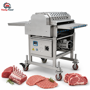 Machine de découpe de poitrine de poulet en acier inoxydable SUS 304 grande capacité avec protection de sécurité et fonctionnement stable pour la transformation de la viande - Product Image 1